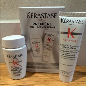 NEW Kerastase PREMIÈRE DUAL ACTION REPAIR Shampoo & Conditioner Set, Travel size